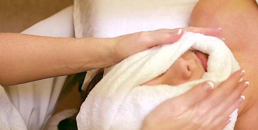 Massage technology with a towel